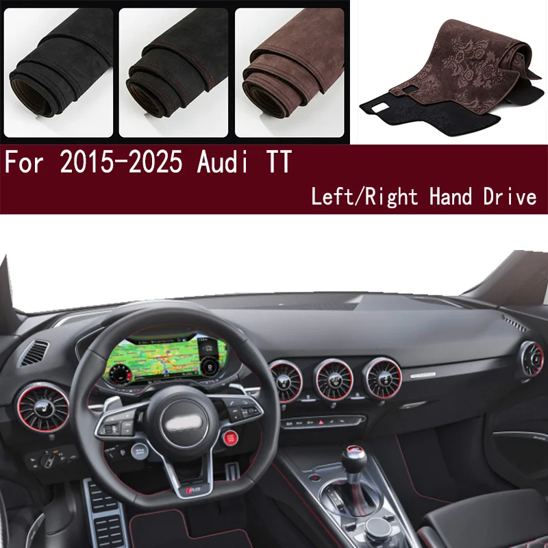 

For 2015-2025 Audi TT TTS Dashmat Dashboard Cover Instrument Panel Sunscreen Pad Ornaments