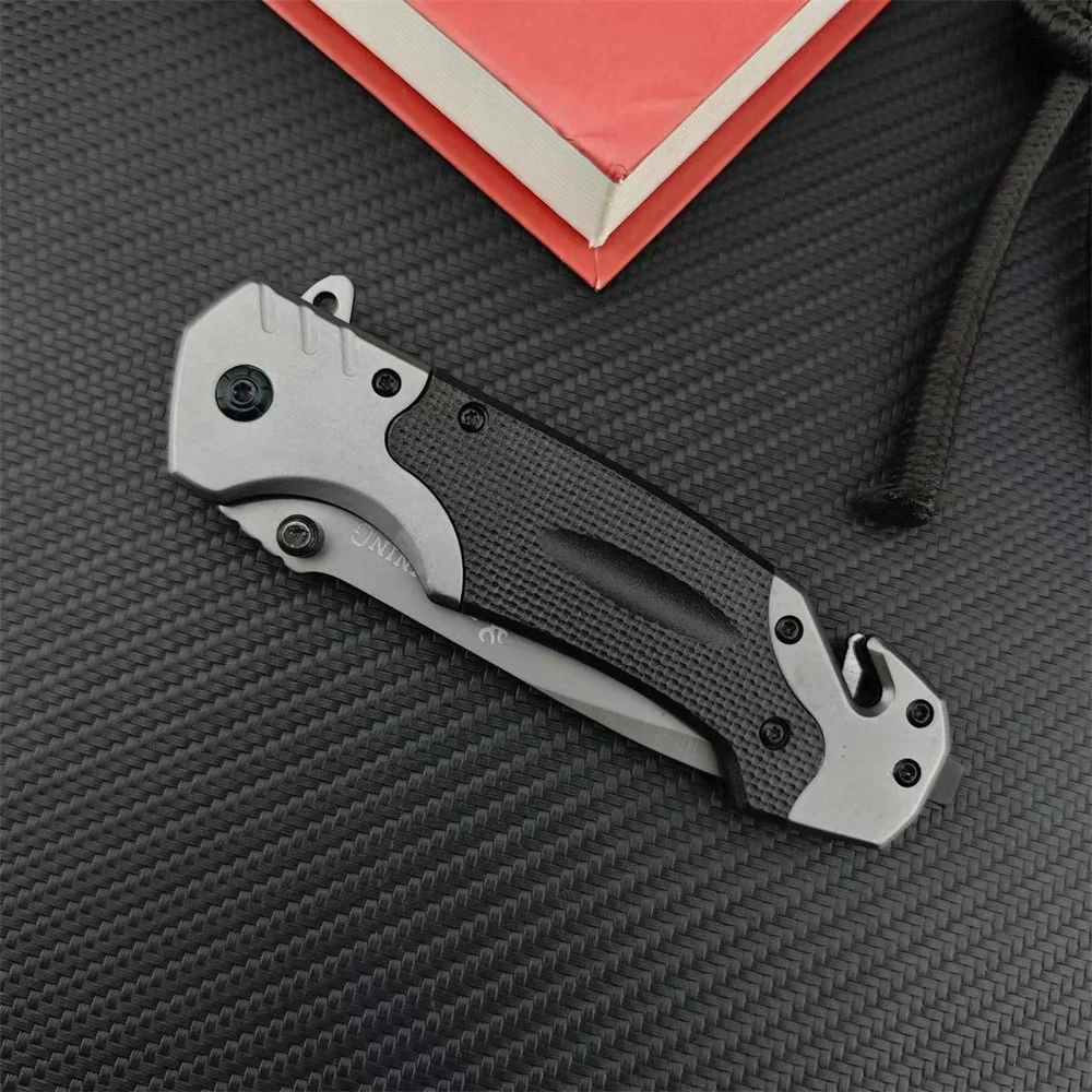 FA18 Stainless Steel Folding Knife High Hardness Portable EDC Camping Pocket Knife Hiking Travel Self Defense Survival Knife