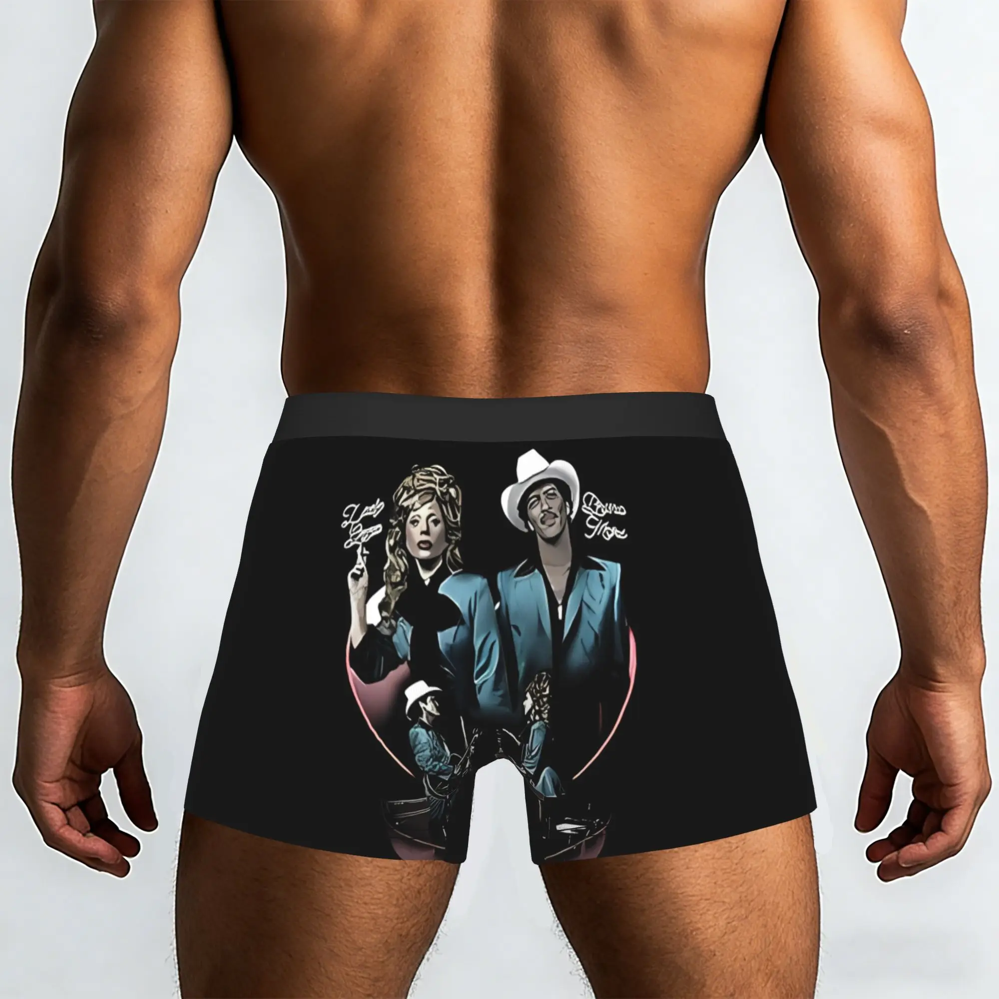 Lady Gaga Bruno Mars Die With A Smile  Heart Bruno Mars Underpants Homme Panties Male Underwear Ventilate Shorts Boxer Briefs
