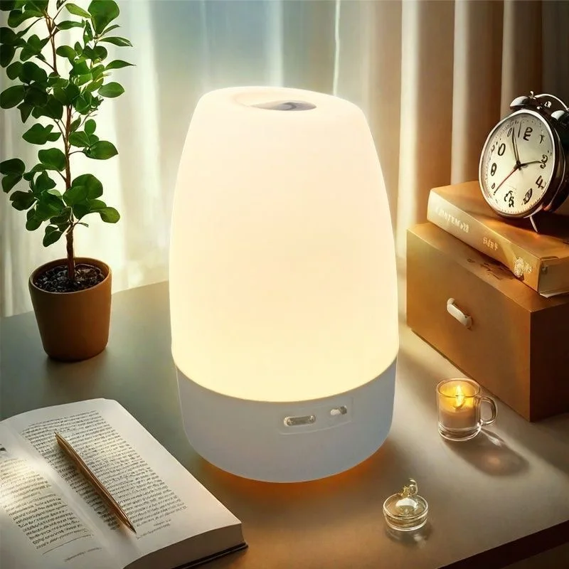 Światła LED z możliwością ściemniania, dotykowa lampka nocna LED, zdalne sterowanie, ładowanie USB, lampka stołowa LED, 3 kolory, lampka nocna dla dzieci, prezent.