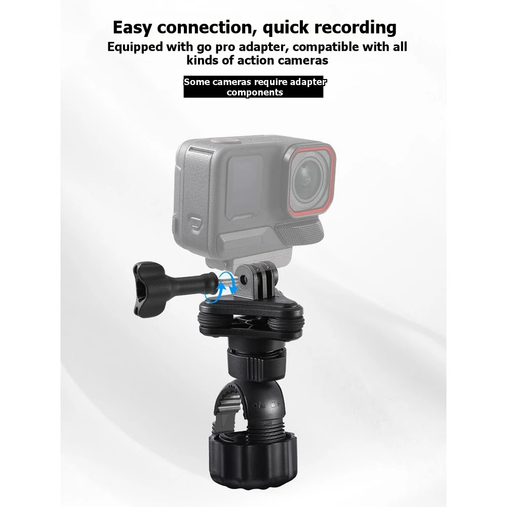 (DT37) Bike Handlebar Mount Riding Bracket for Insta360 Acepro Camera Accessories Adjustable Stable Clamp Holder