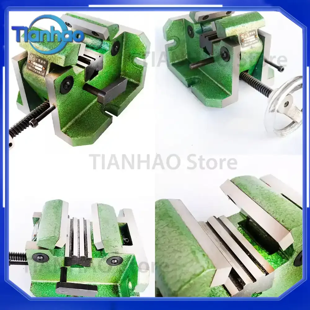 V-Type Bench Vise Q6280 80 for Vertical and Horizontal Dual-Purpose Center Vise Left and Right Bi-Directional Use Machine