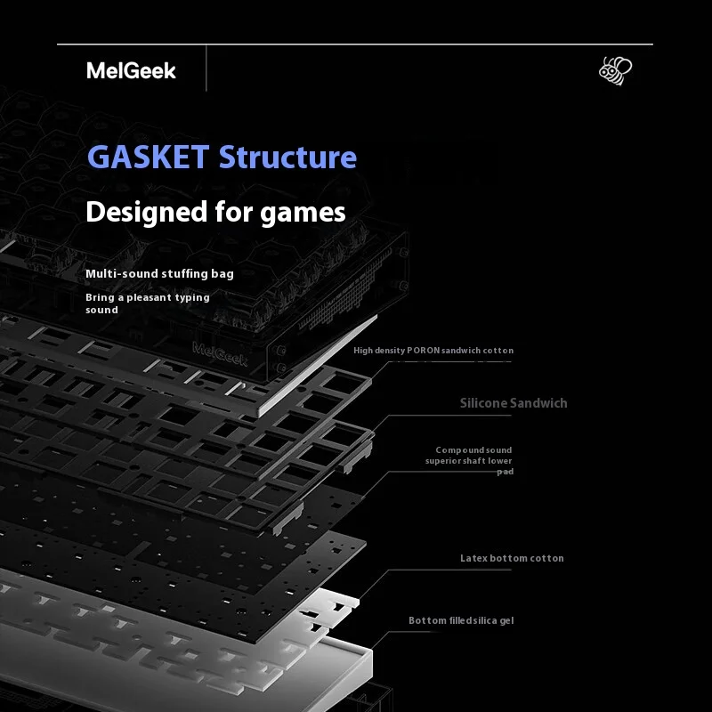 MelGeek Real67 HE Gaming Keyboard Hall Effect 0.01mm Rapid Trigger Support 8000Hz Polling Rate DKS SOCD MT TGL Hot Swappable