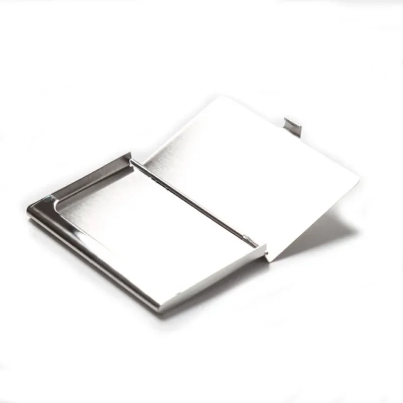 Waterproof Stainless Steel Silver Aluminium Metal Case Box Business ID Name Credit Card Holder Cover Namecard Cardcase