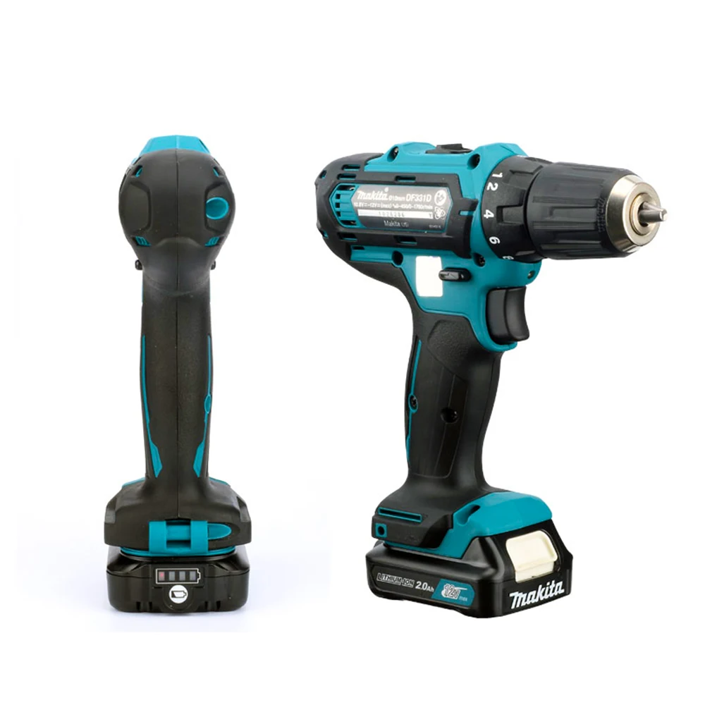 Imagem -04 - Makita Df331d Carregável Furadeira sem Fio Furadeira de Mão em Casa Multifuncional Furadeira Elétrica Ferramentas Elétricas