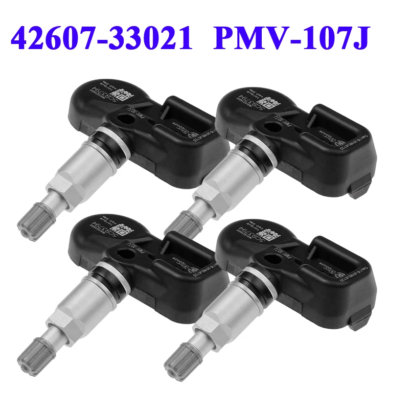 

Комплект из 4 датчиков давления в шинах TPMS 315 МГц PMV-107J 42607-33021 для Toyota Camry, Highlander, Land Cruiser, RAV-4, Lexus GS350
