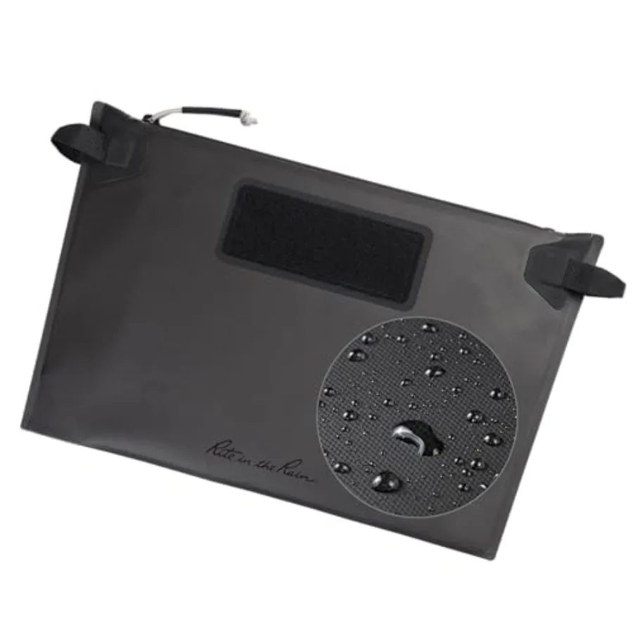 

Водонепроницаемая сумка-органайзер Weatherproof Monsoon, 9 x 14 дюймов, черная, из ТПУ, №. P7148