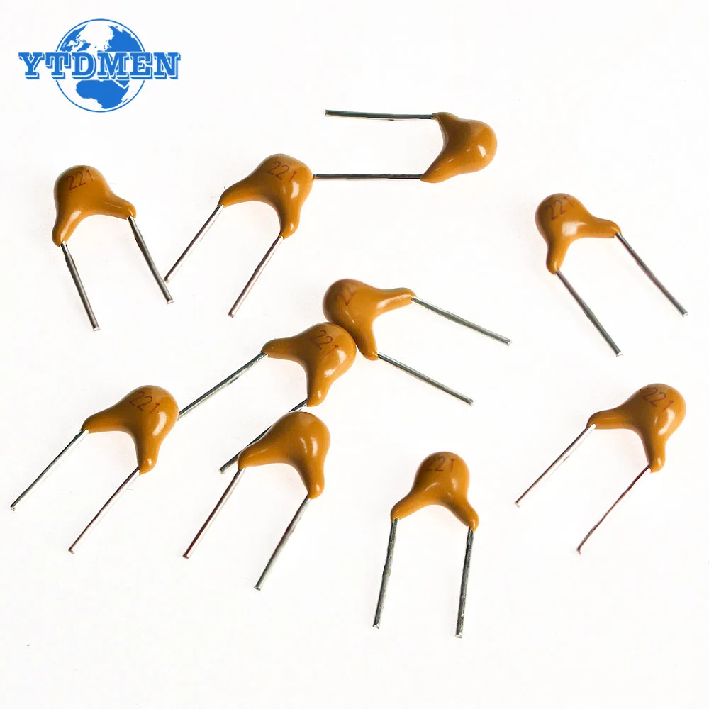 180PCS 18values Monolithic Ceramic Capacitor Kit 20PF-1UF Non-polarised Capacitance Assorted DIY Set
