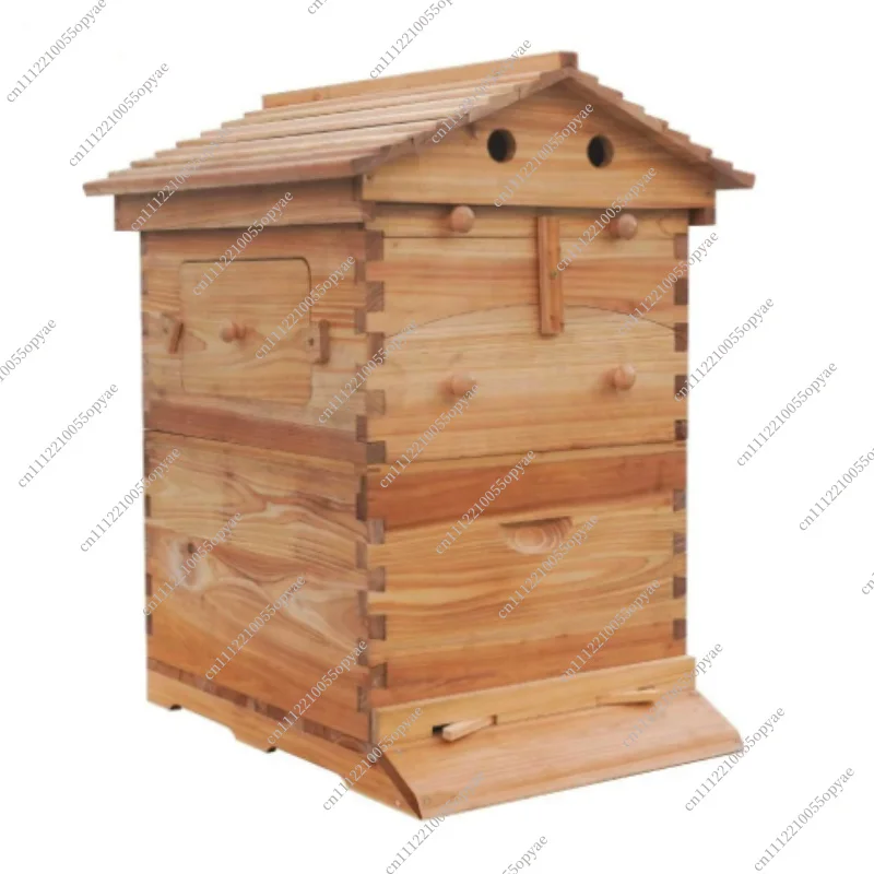 Automatic Flow Honey Beehive Langstroth Beekeeping Hive Self Flowing Honey Box Beehive Villa Beekeeping Equipment