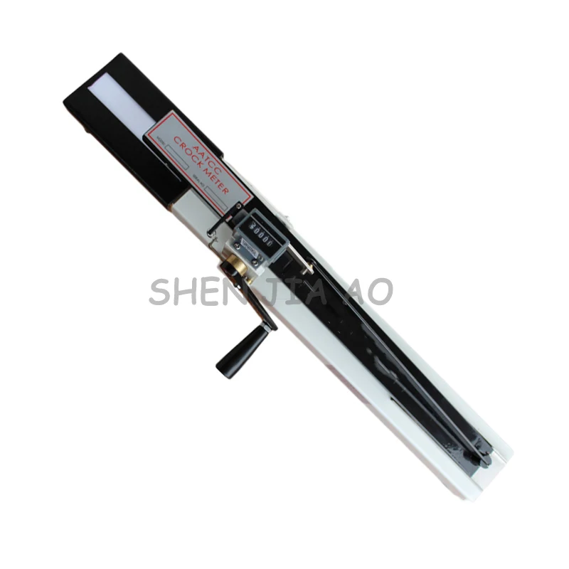 ZQ-006 Dry Wet Rubbing Friction Color Fastness Test Machine Manual Fabric Color Firmness Detector Equipment 104mm / Min
