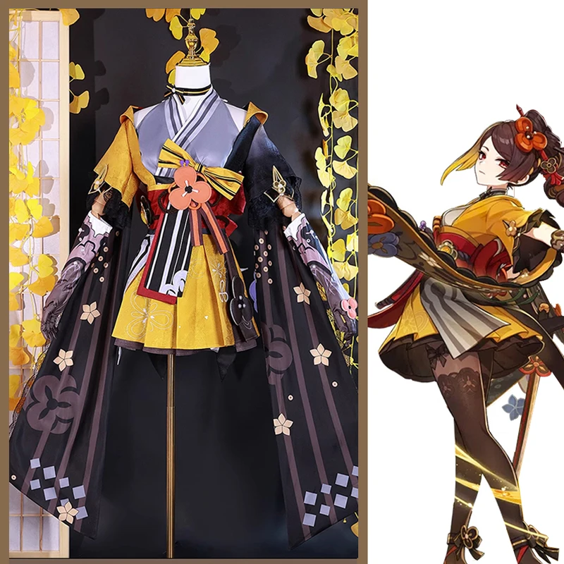 New! Genshin Impact Chiori Cosplay Costume Inazuma Game same Original clothing Japanese kimono C