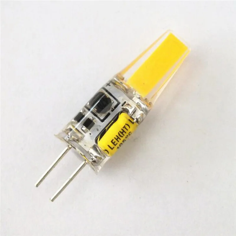 A40T 10 قطعة Mini G4 LED COB مصباح 3 واط لمبة أضواء الشموع استبدال 30 واط 40 واط الهالوجين لأضواء الثريا ، التيار المتناوب DC12V الأبيض الدافئ