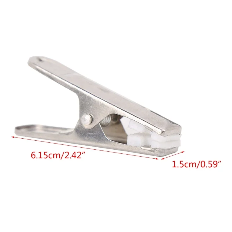 10 Pcs Utility Metal Clips Stainless Steel Clothes Pins Laundry Clips Underwear Pegs for Clothesline Kitchen Food Bag Clothes