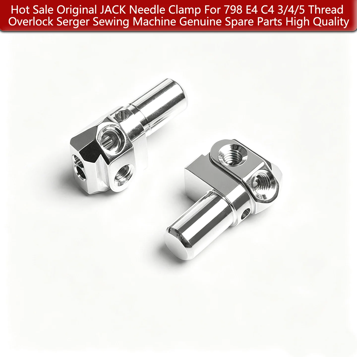 OEM Grade JACK Needle Clamp for 798 E4 C4 3/4/5‑Thread Industrial Overlock Serger Sewing Machine Genuine Replacement Spare Parts