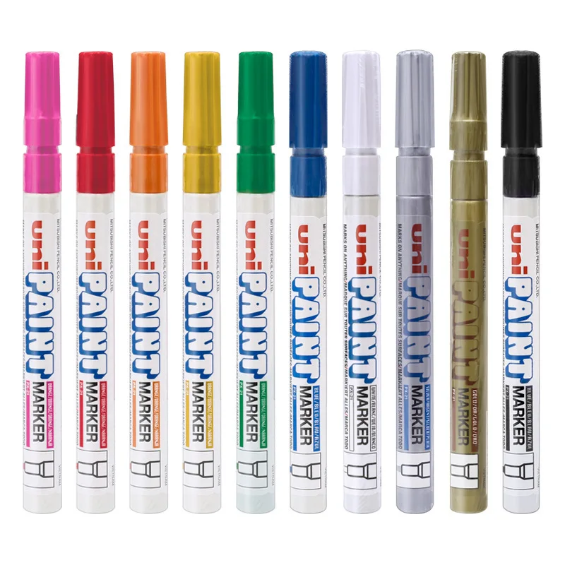 

3pcs Oil-based permanent color paint pen, marker pen, marking pen, car tire pen, waterproof graffiti art supplies
