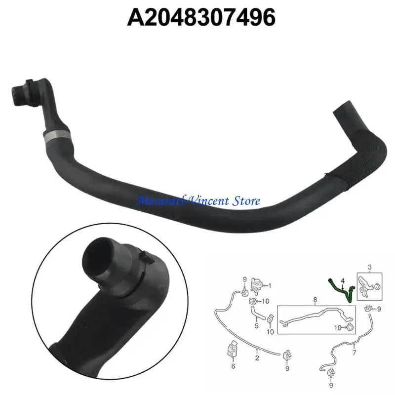 A70F Radiator Water Pipe for W204 W212 X204 X218 E200 E220 E250 A207 2048307496 - Image 4