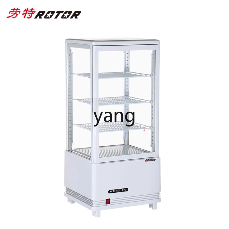 

LH refrigerated display cabinet, transparent glass on all sides, beverage fruit barbecue and fresh-keeping small refrigerator