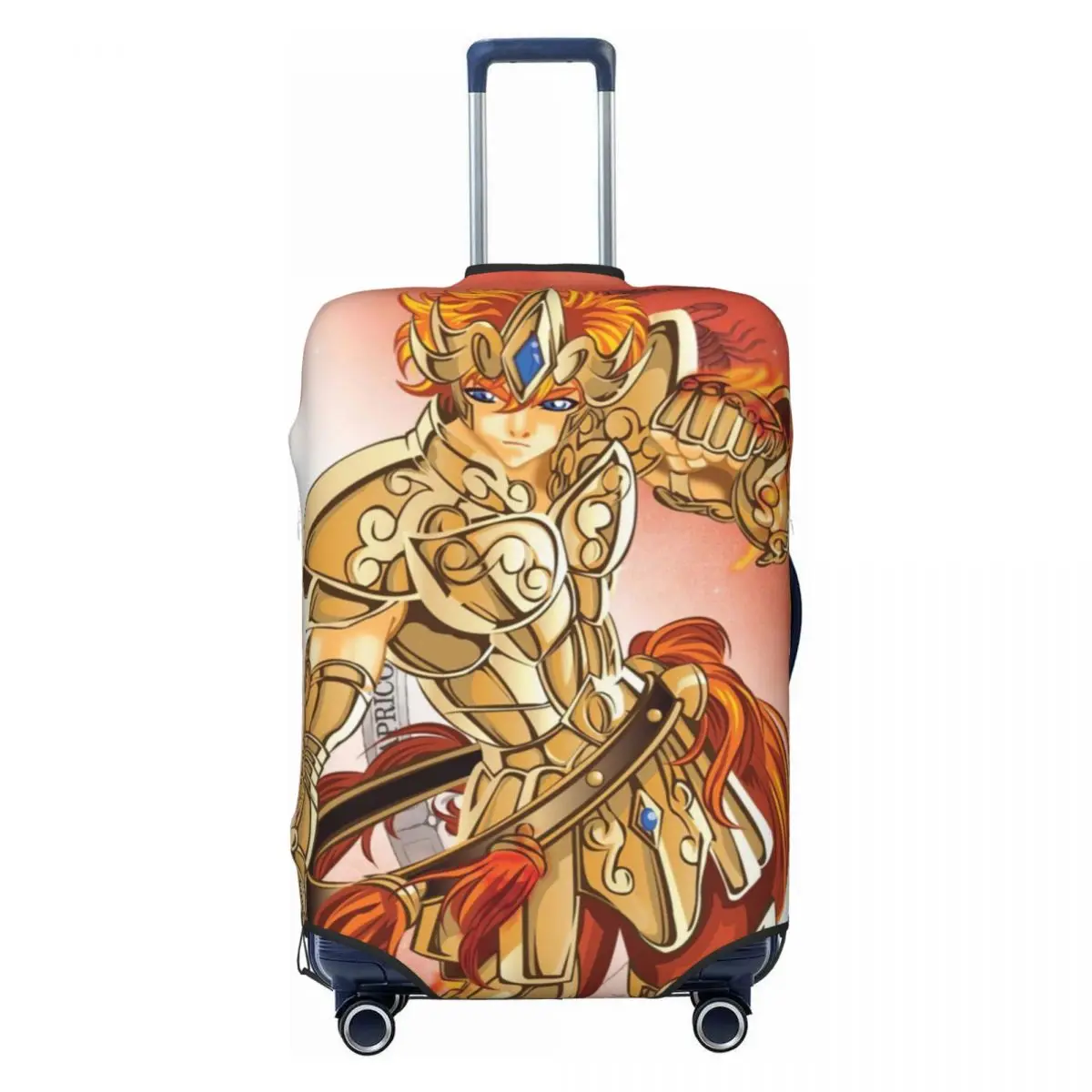 

Knights Of The Zodiac:Saint Seiya Print Luggage Protective Dust Covers Elastic Waterproof 18-32inch Suitcase Cover Travel