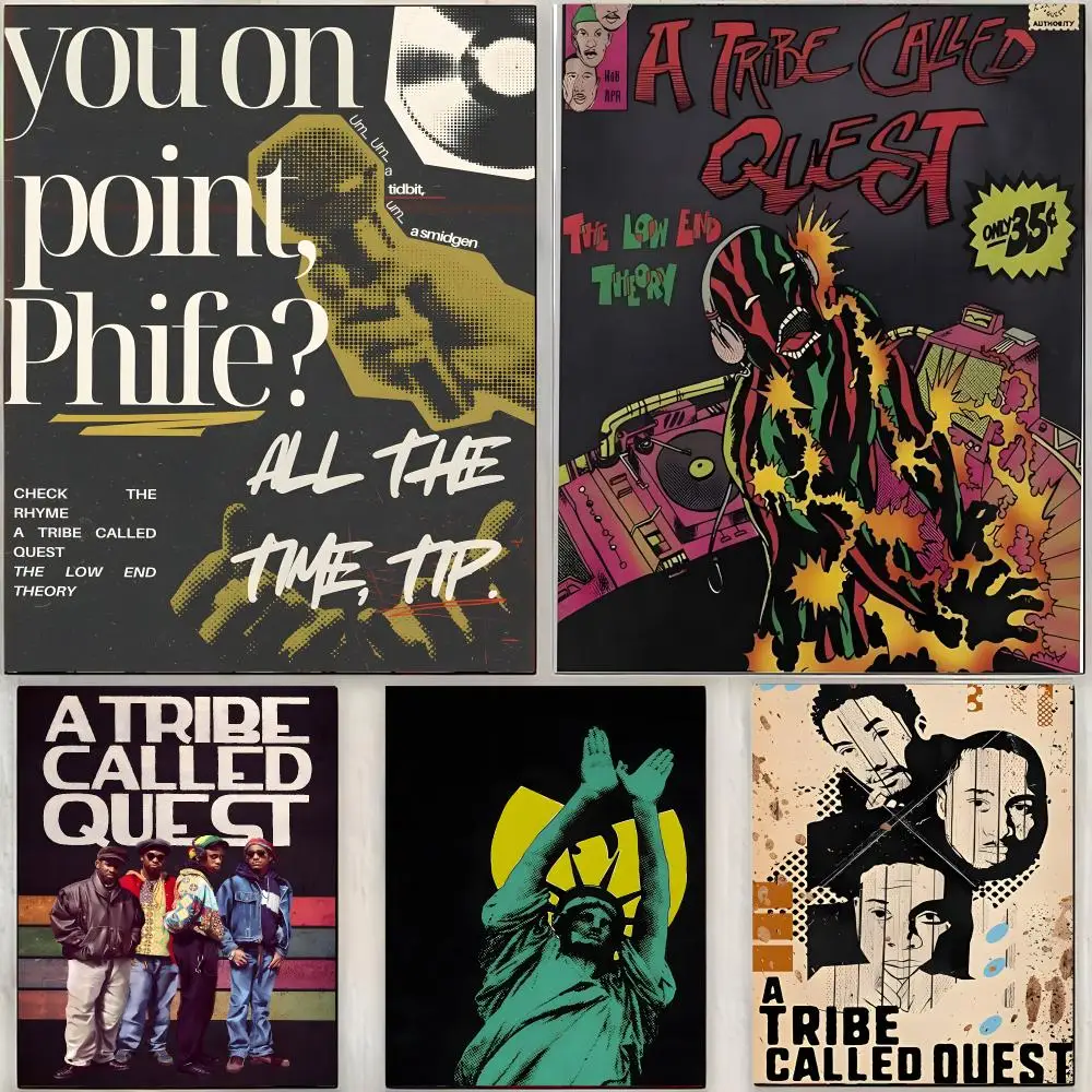 band hiphop A-A Tribe Called Quest Poster Modern Home Interior Decor Artistic Wall Decoration