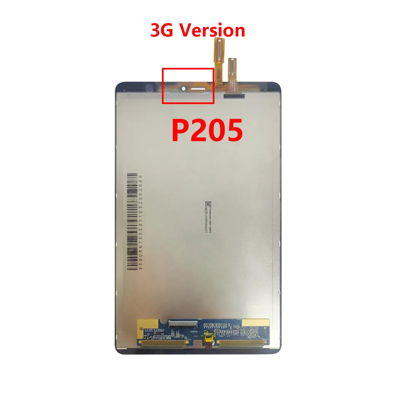 Imagem -04 - Lcd para Samsung Galaxy Tab a 8.02023 P200wi-fi P2053g Sm-p200 Lcd Display Touch Screen Digitizer Assembly 8.0