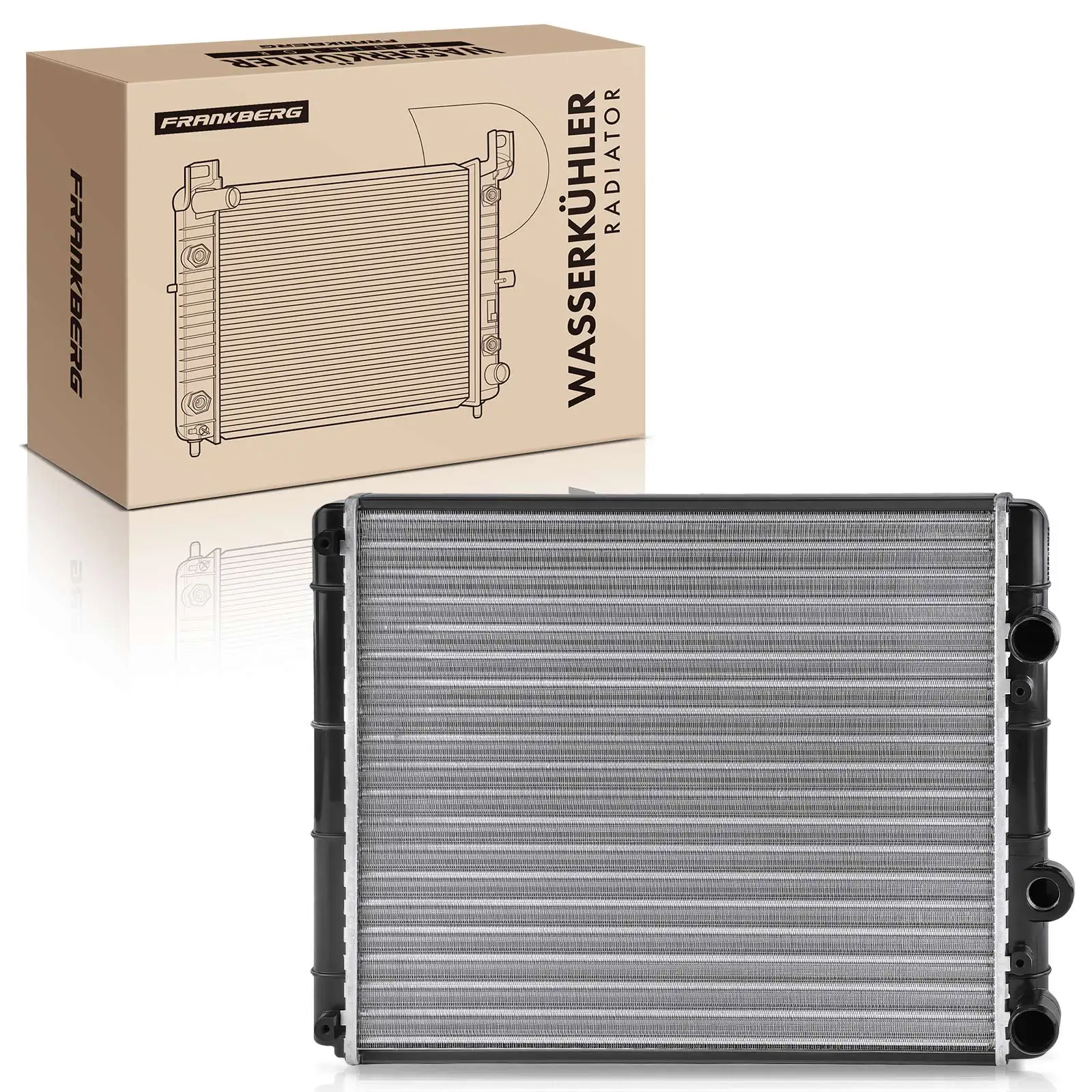 Frankberg 1x Koeler Waterkoeler Motorkoeler voor VW Polo Van Box/Estate Lupo Seat Arosa 730956 6N0121253K