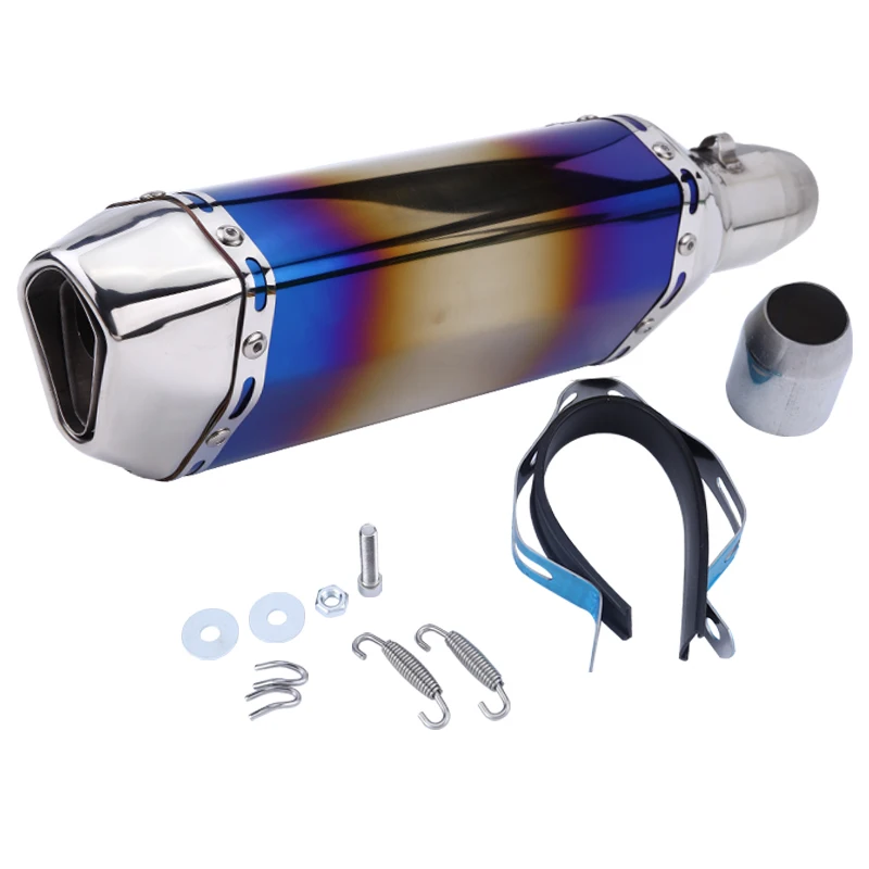 51mm Motorcycle Exhaust Muffler Escape Moto Tube