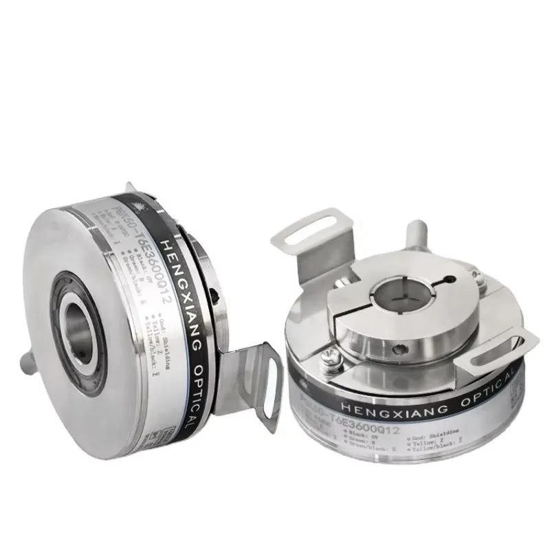 PGK50 Stainless Steel IP67 Incremental Encoder with 10/12/14/15mm Shaft Diameter 5000ppr Resolution Hollow Shaft