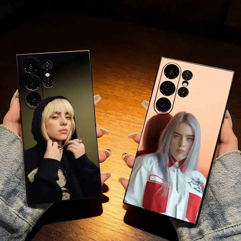 BE B-Billie Bad Guy Printing Phone Case For Samsung S25,S24,S21,S22,S23,S20,Ultra,S26,Plus,Fe,Note,5G Black Cover