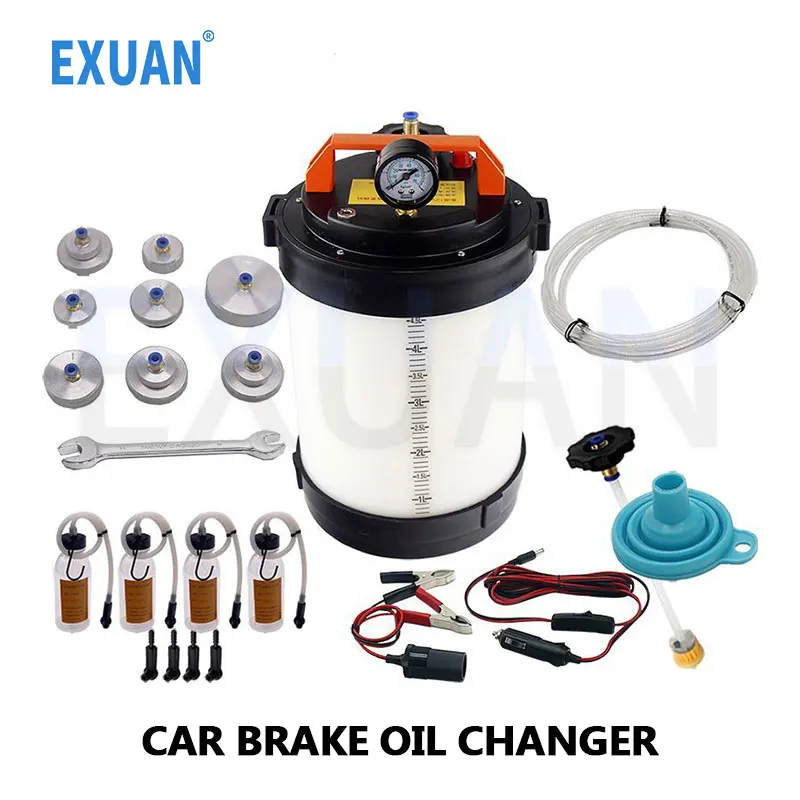 

Auto Repair Compression Type Replacement Brake Oil Filler Electric Pneumatic Brake Fluid Changer Brake Fluid Special Connector