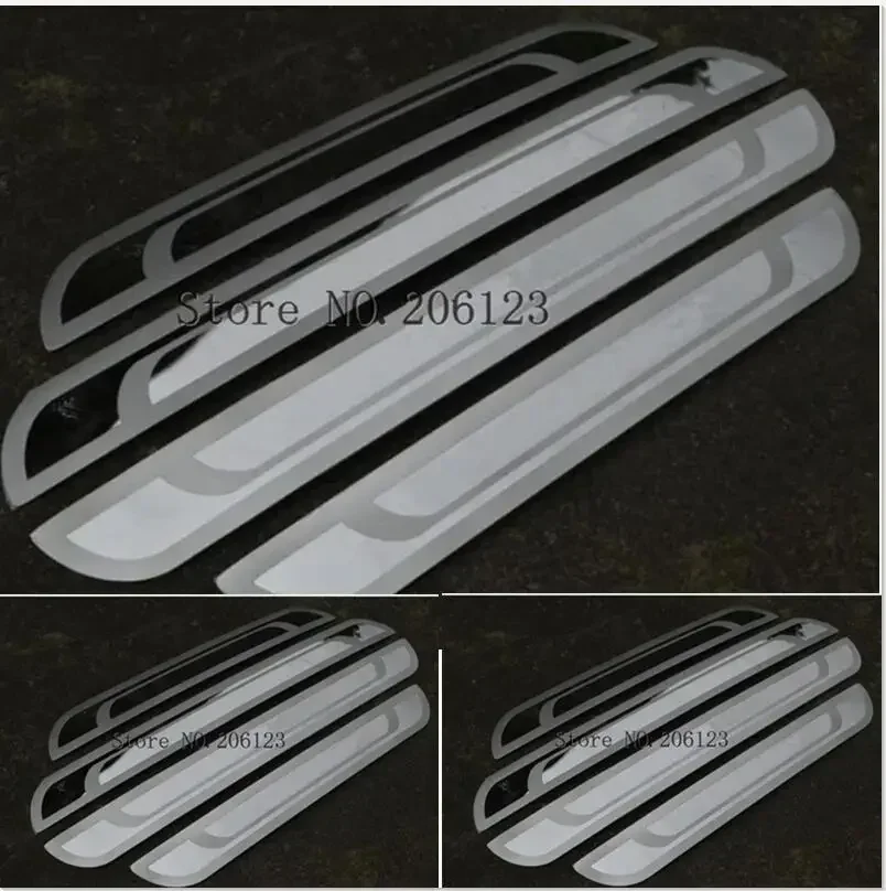 2008-2016 For Peugeot 206 207 2008 307 308 3008 407 408 508 Ultra-thin Stainless Steel Door Sill Scuff Plate Pedal Car Accessory
