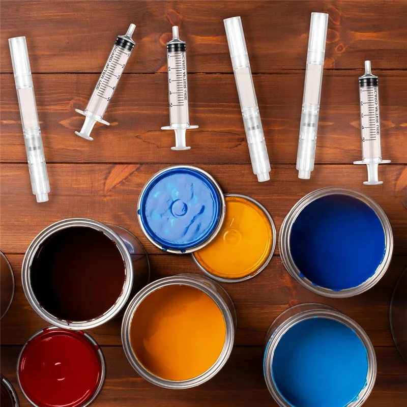 AT05-Fillable Touch Up Paint Pen, 6PCS Refillable Paint Brush Pens, Precision Applicator For Walls, Funiture, Cabinet