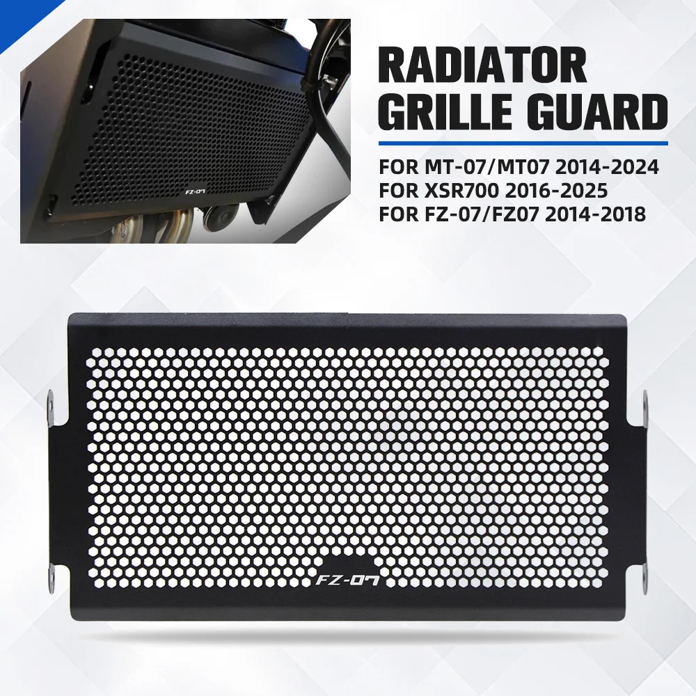 

Motorcycle For Yamaha MT-07/MT07 XSR700 FZ-07/FZ07 Aluminum Radiator Grille Guard Grill Cover Protection Accessories XSR 700