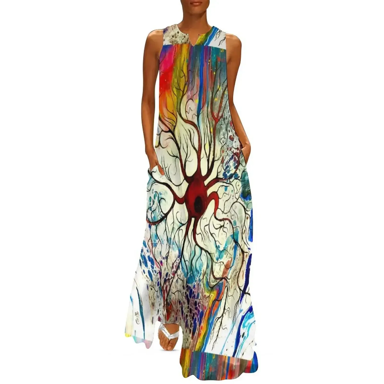 

Rosehip Neuron Long Dress prom dress Clothing female Party dresses for women evening dresses ladies Dress