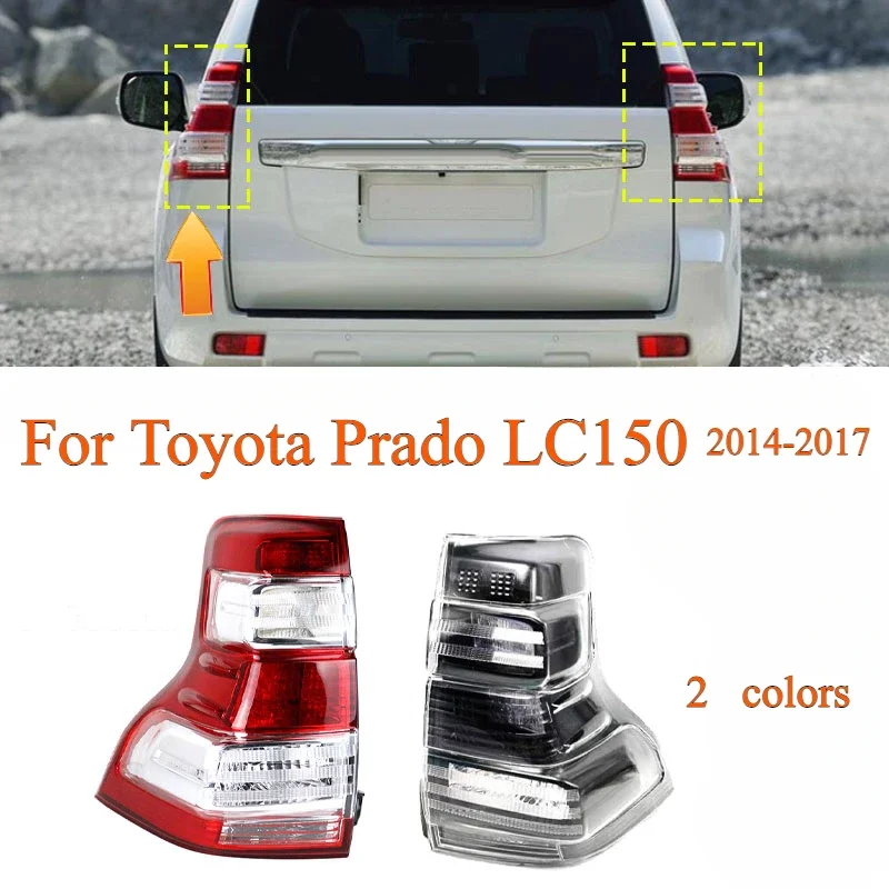 

Car Rear Tail Light rainproo For Toyota Land Cruiser Prado LC150 FJ150 2014 -2017 Turn Signal Brake Lamp Auto Taillight Assembly