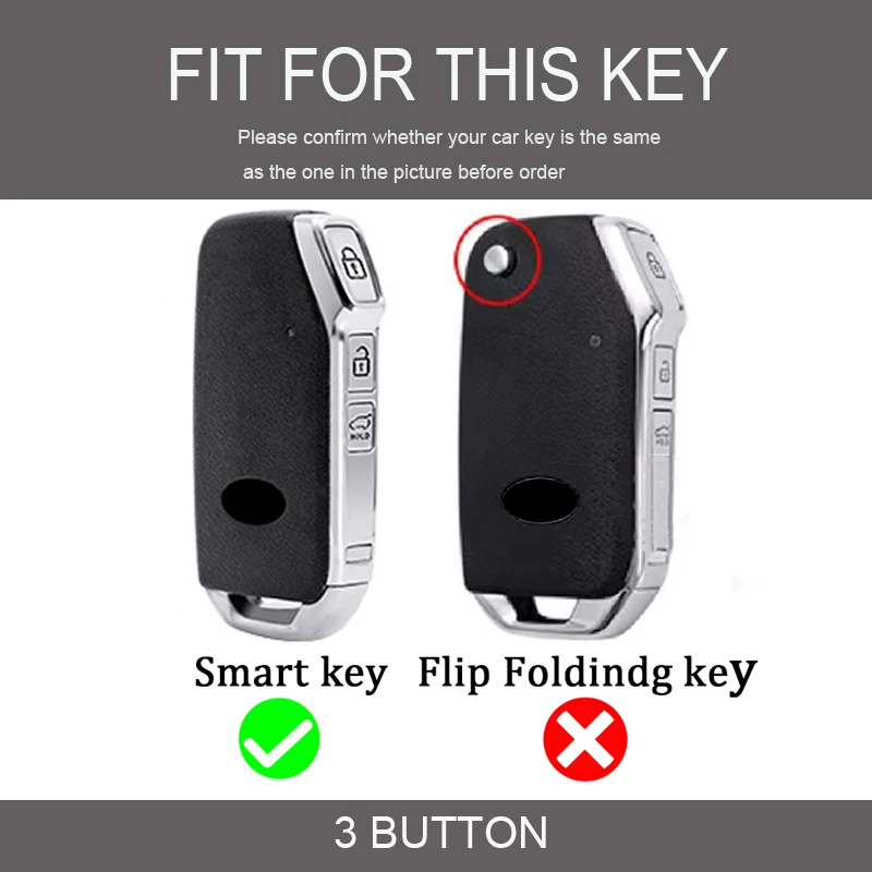 3 Buttons Fashion TPU Car Flip Key Case Cover For Kia Sportage Ceed Xceed Sports K5 Seltos 2019 2020 2022 2023 Shell Accessories