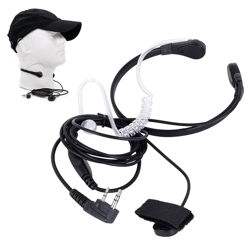 For Baofeng Headphone Headset Earpiece Finger PTT Inline PTT Switch Mic Mic Headset Parts Vibration Sensors For Baofeng