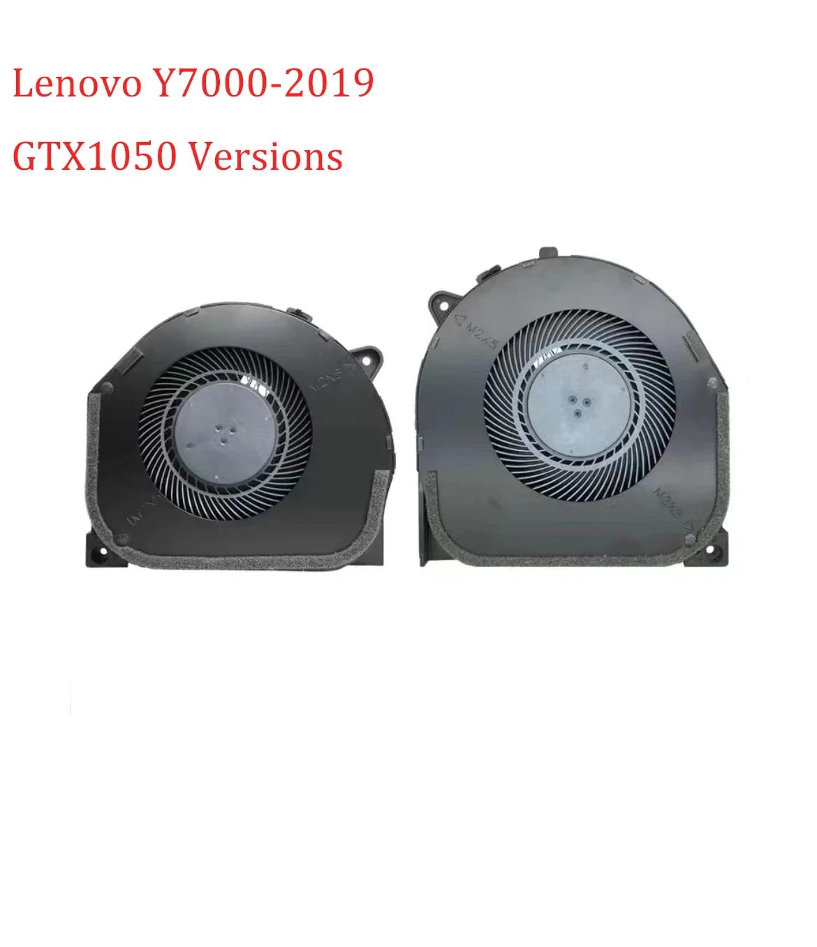 1pair New Laptop CPU GPU Cooling Fan For Lenovo Legion Y7000 2019 GTX1060Ti GTX1650 GTX1050