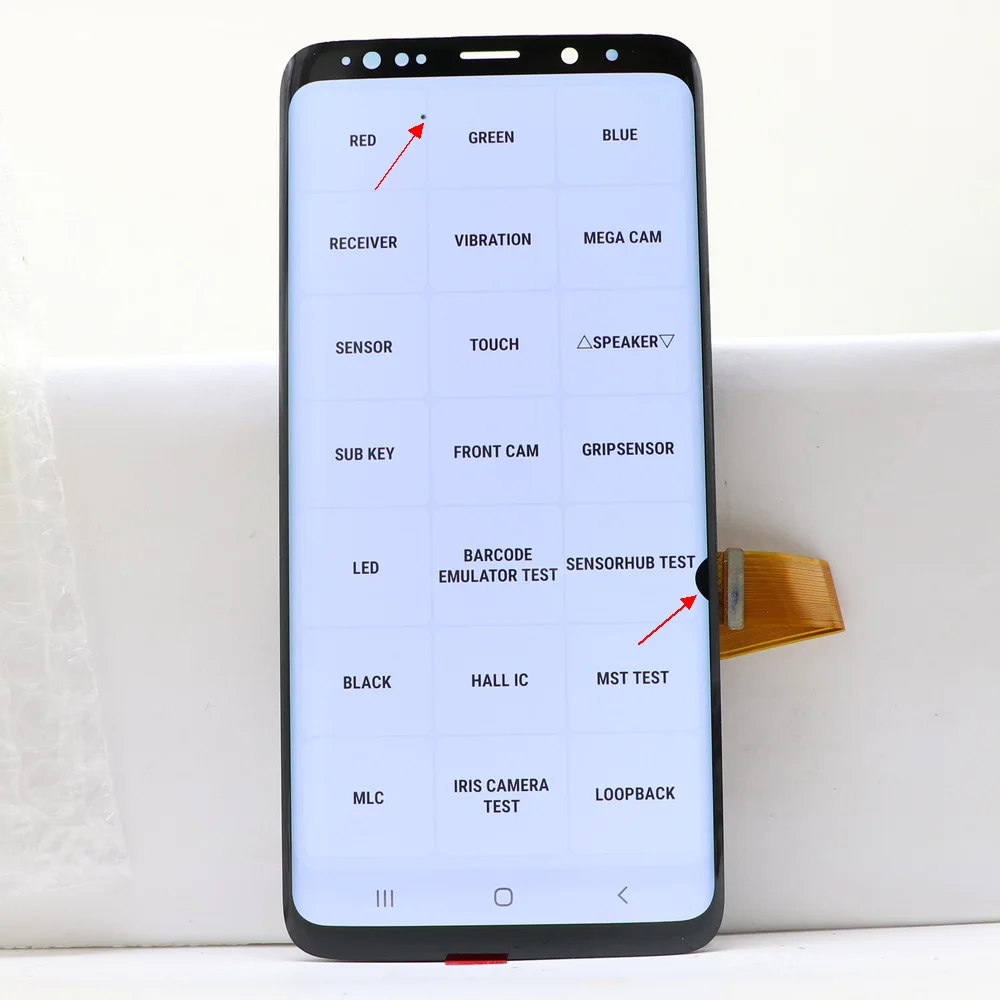 With defects  Amoled Lcd For Samsung Galaxy S9 Plus G965 G965F G965N Lcd Display Touch Screen Digitizer Assembly Replacement