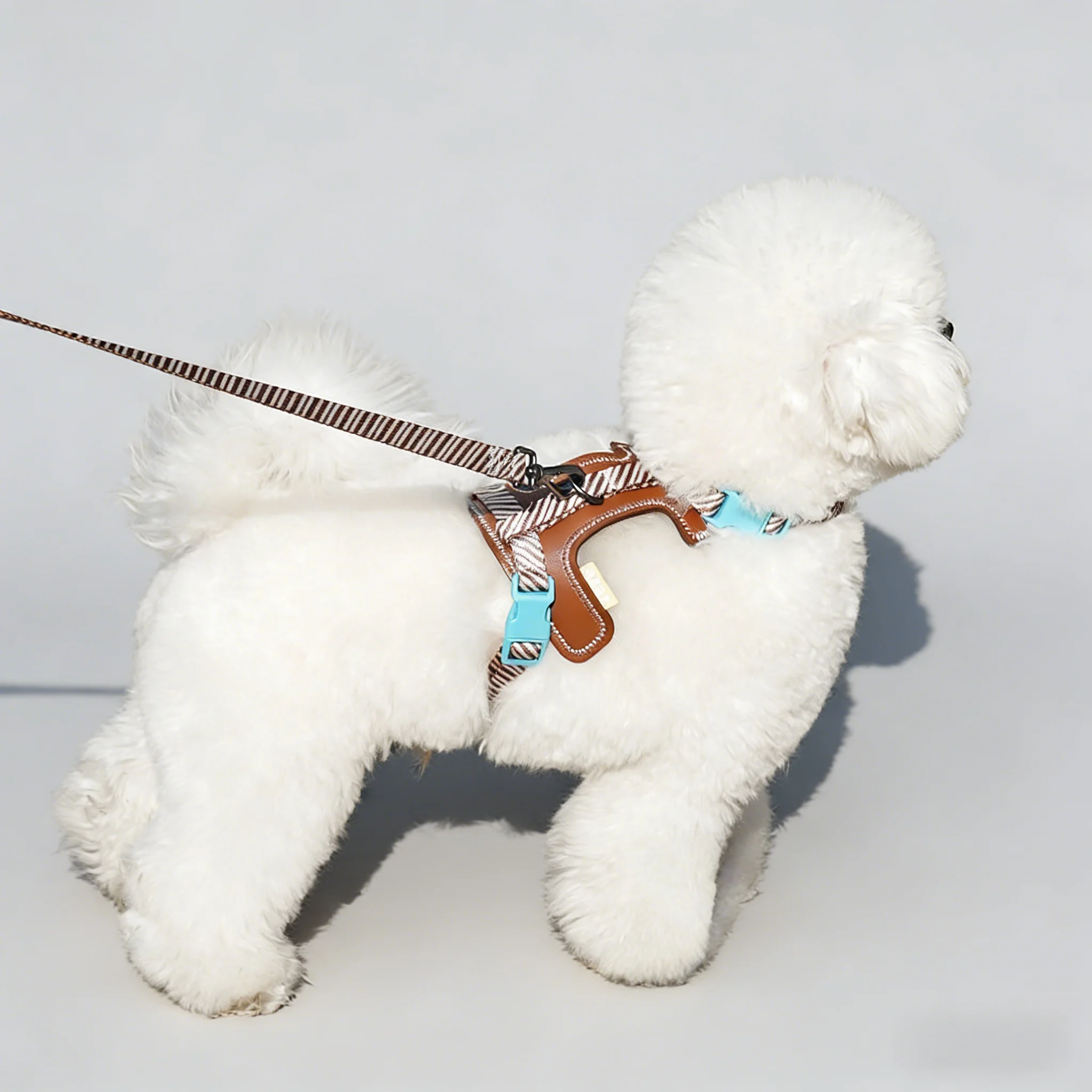 

Pet Leash Suede Chest Harness Vest Dog Cat Strap Reflective Leash Retractable for Puppy Outdoor Pet Supplies