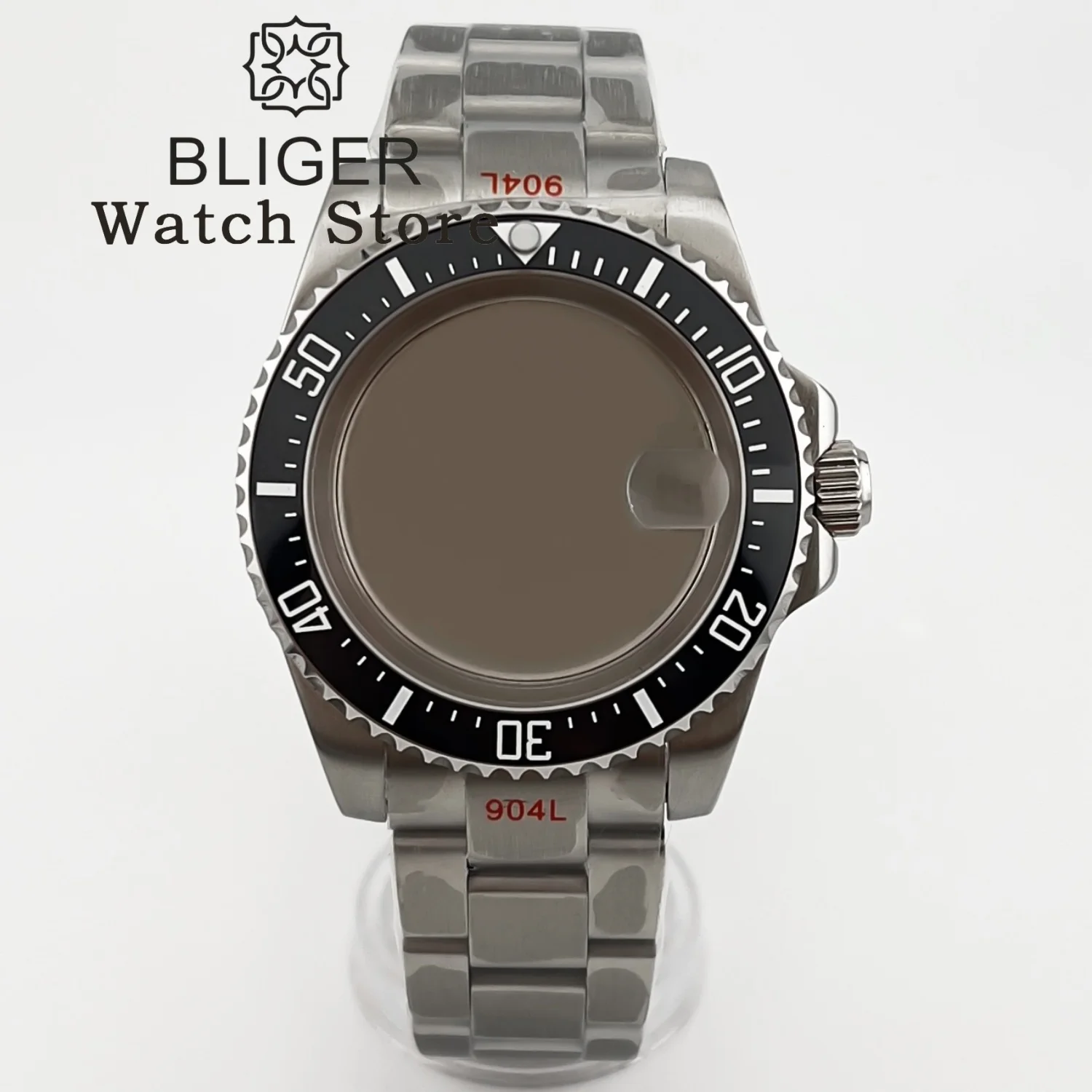 

43mm NH34 NH35 NH36 NH38 NH39 NH70 ETA2824 PT5000 Miyata DG Movement Silver Watch SUB GMT Case Ceramic Bezel Sapphire Waterproof