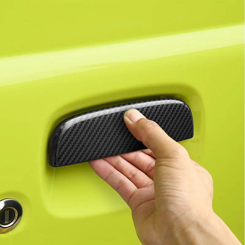 Car Side Door Handle Cover Trim For Suzuki Jimny JB64 JB74 Rear Trunk Tailgate Boot Handle Switch Cover Styling Auto Accessories