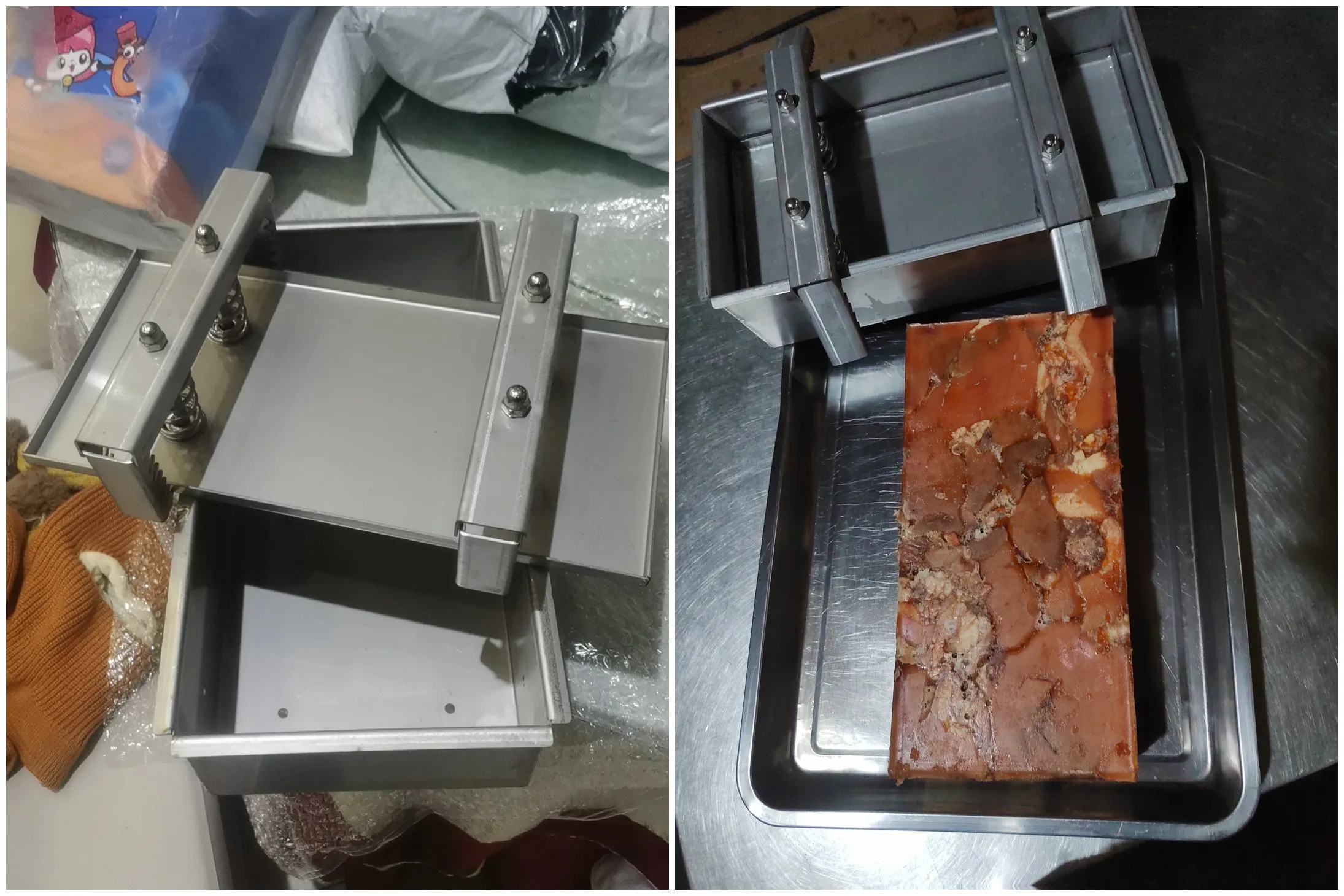 3kg 5kg 10kg raw meat press mold stainless steel double pressure spring ham bacon making tool lunch meat press