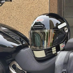 Shoei Glamster Resurrection TC-5 Motorradhelm Retro Cruise Latte Free Climbing Integralhelm