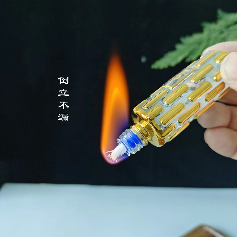 Miniature manual alcohol lamp explosion-proof glass flame-proof sealed alcohol lamp manual heating moxibustion