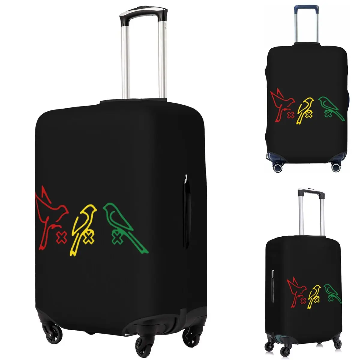 

BOB MARLEY AJAX Suitcase Cover Protection Elastic Trip Luggage Protector Covers for 18-32 Inch