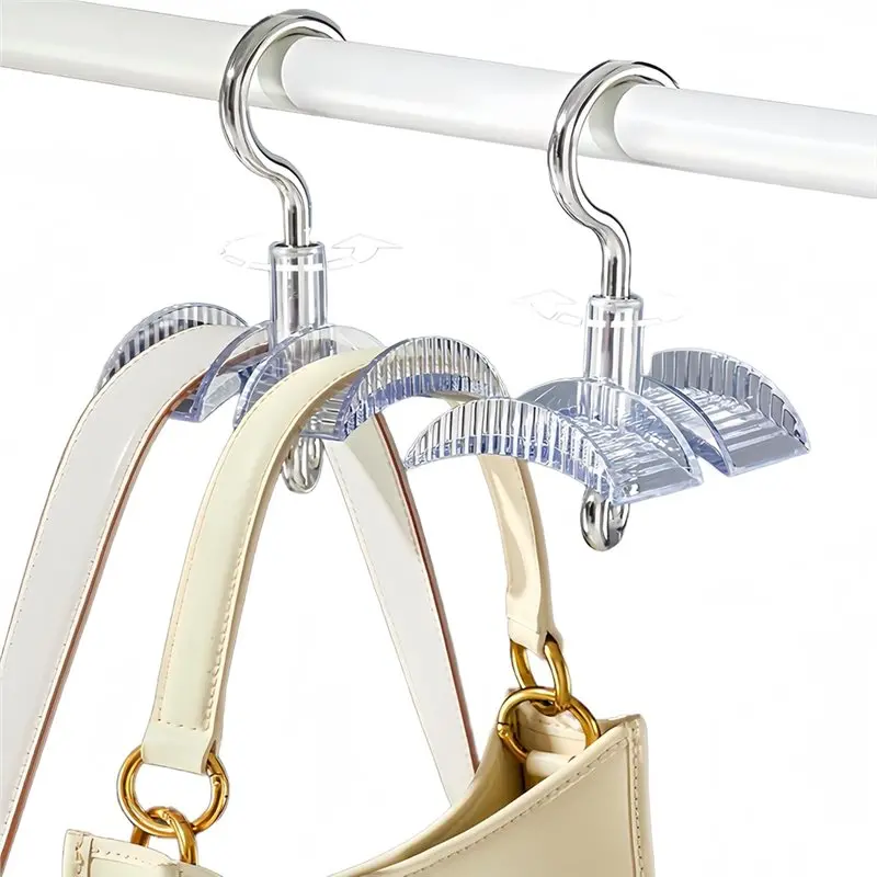 

ABFU-For Closet, 6 шт., 360 градусов ° Вращающиеся крючки для сумок-арки — сохраняют сумку в хорошем состоянии и экономят место