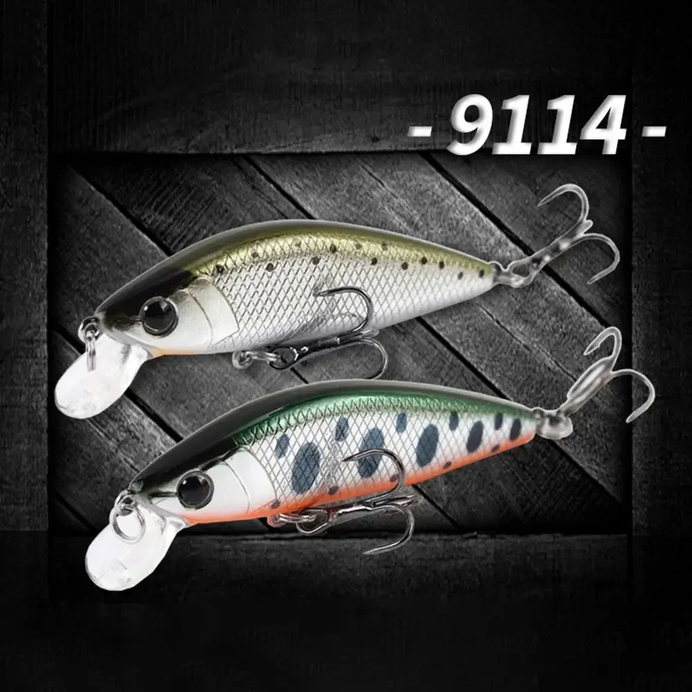 50mm 4.8g mini afundando minnow iscas de pesca jerkbaits peche isca artificial wobbler isca para truta baixo carpa pesca
