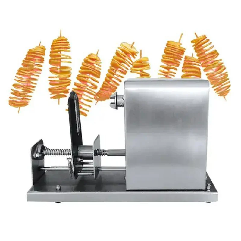 

Electric Potato Tower Maker Korean Twister Potato Machine Automatic Potato Cutter Slicer Rotary Microtome 110v-220v