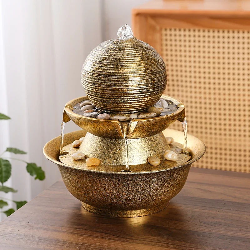Lucky desktop small fountain modern water feature gift