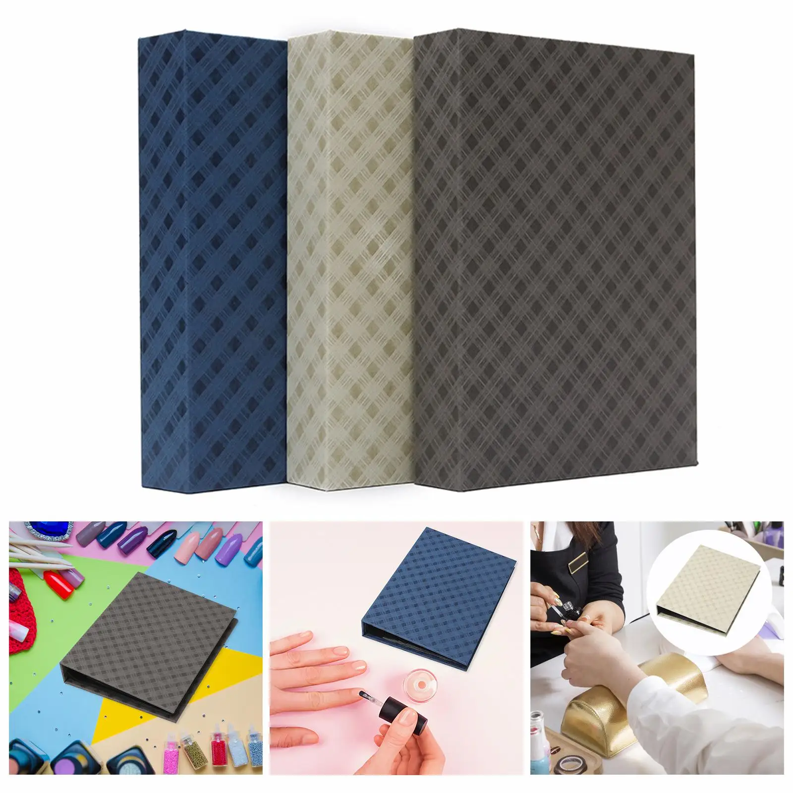 

Nail Decal Holder Nail Art Display Portable Folding for DIY Nail Art Tools